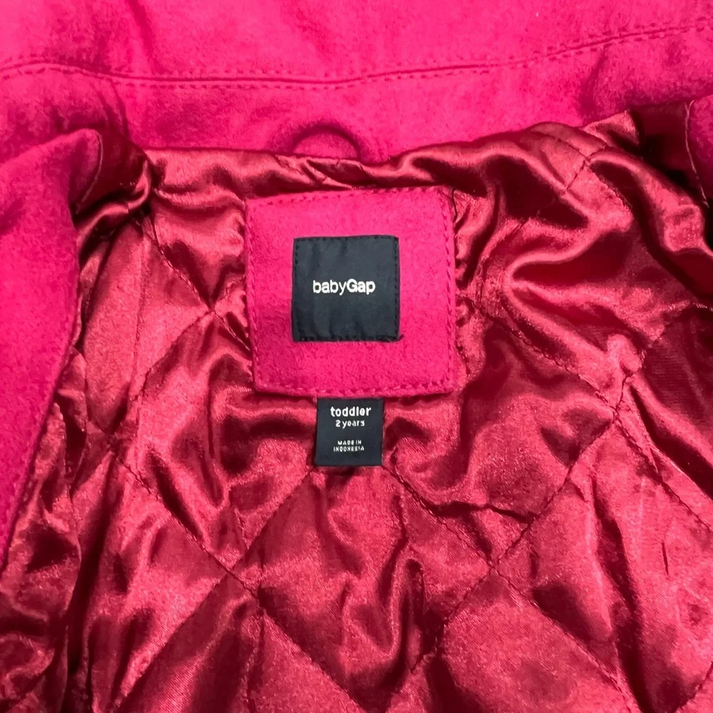 Gap little girl hooded‎  wool coat size 2T